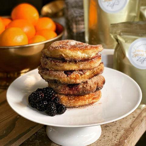 Crispy Cinnamon Doughnut Pancake Mix!