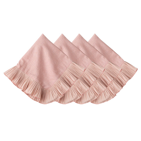 Mademoiselle Napkin Set/4 - Petal Pink