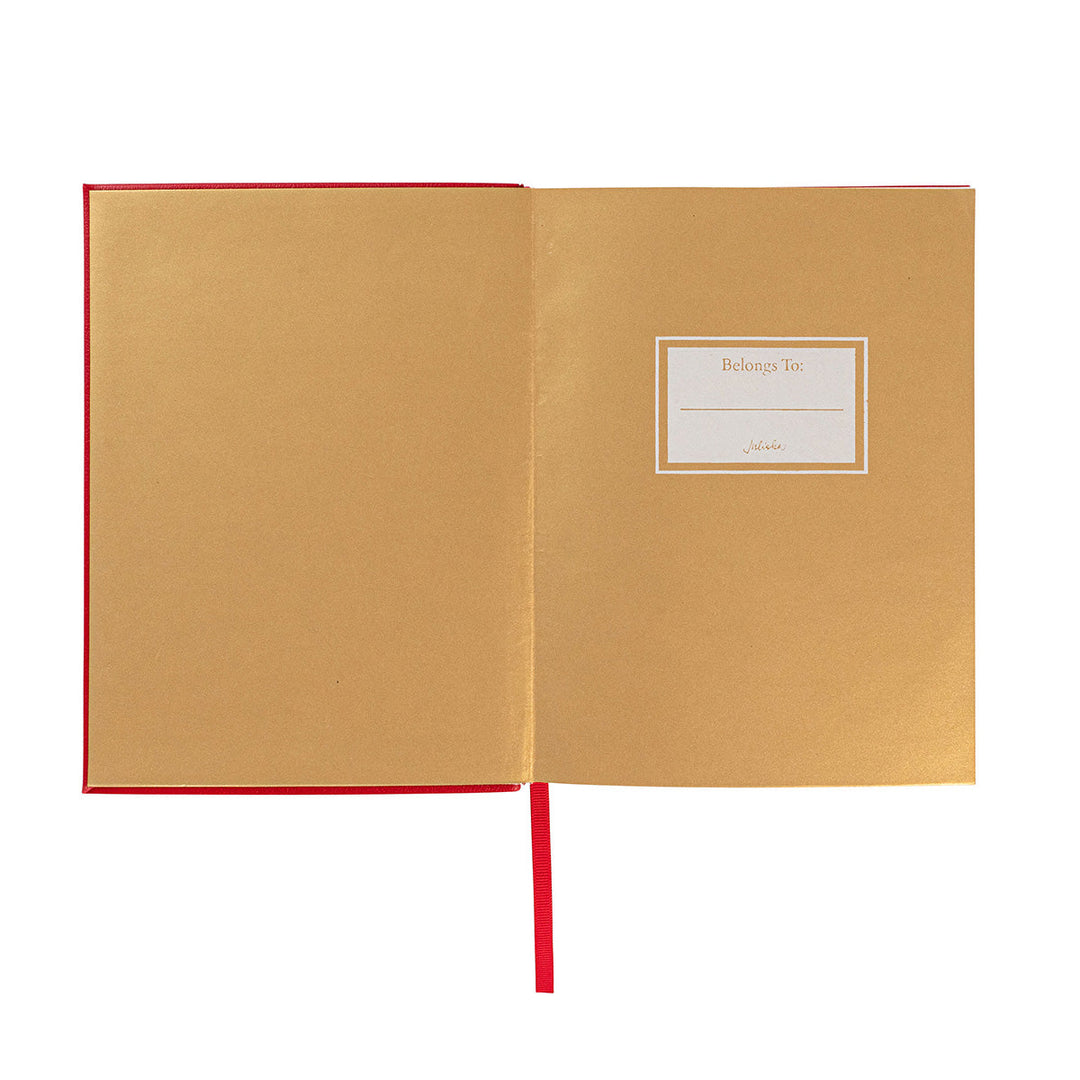 Naughty/Nice Embossed Journal