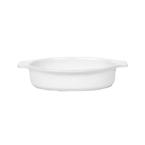 Puro 12" Oval Baker - Whitewash