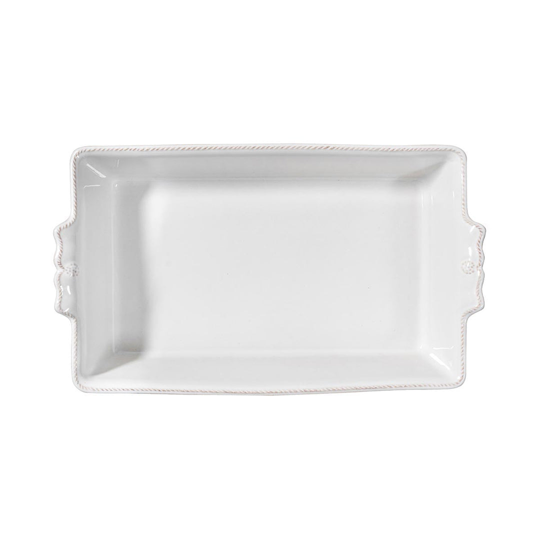 Berry &amp; Thread 13" Rectangular Baker - Whitewash