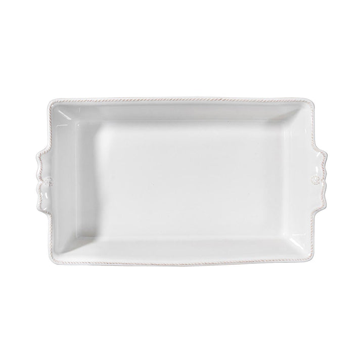 Berry &amp; Thread 13" Rectangular Baker - Whitewash