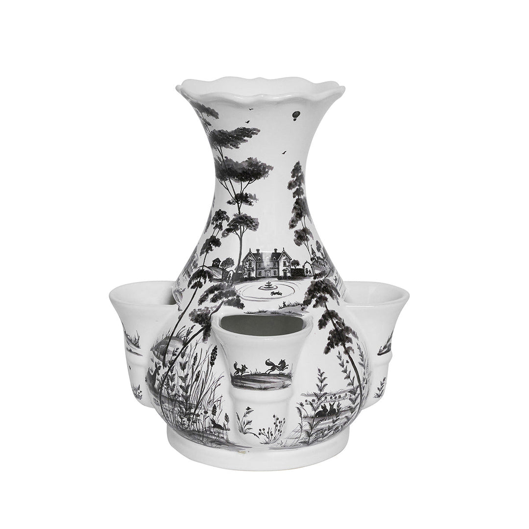 Country Estate 11.5" Tulipiere Vase- Flint Grey