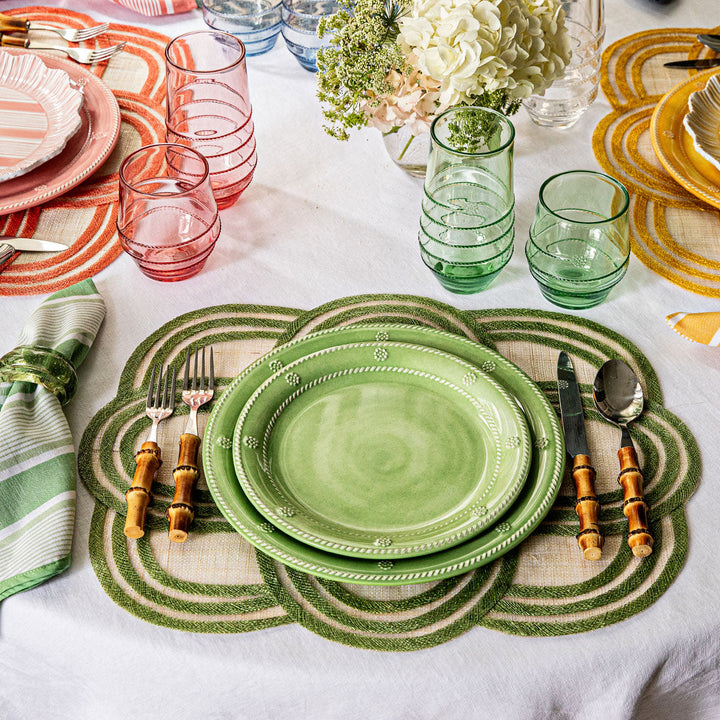 Scallop Stripe Placemat - Seagrass