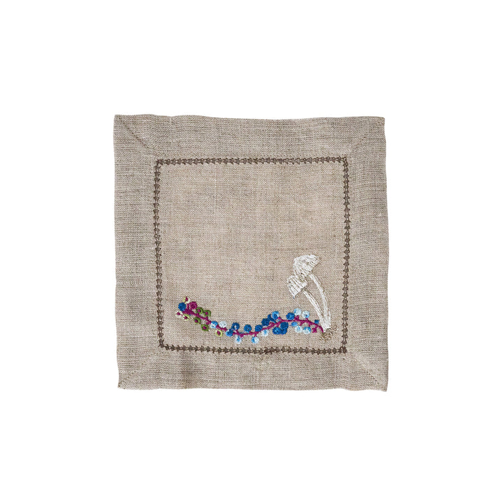Forest Walk Cocktail Napkin Assorted Set/4 - Multi