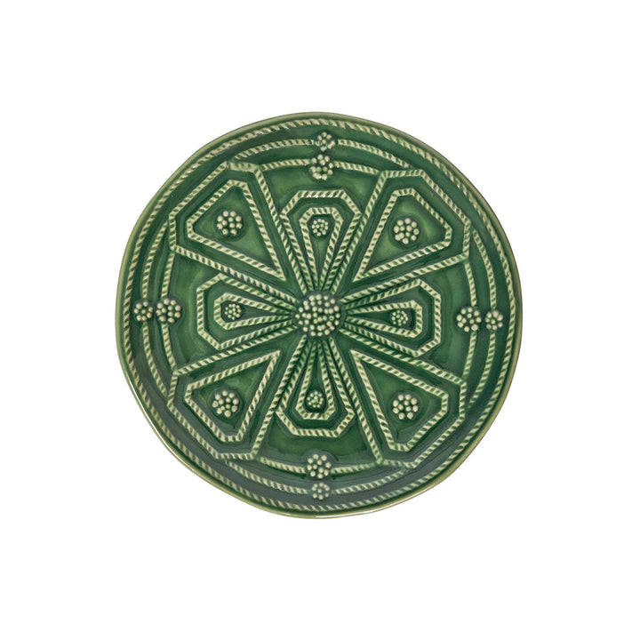 Jardins Du Monde Side/Cocktail Plate Assorted Set/4 - Basil