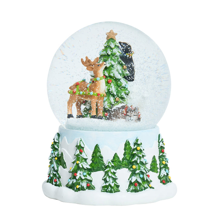 Berry &amp; Thread North Pole Animal Snow Globe