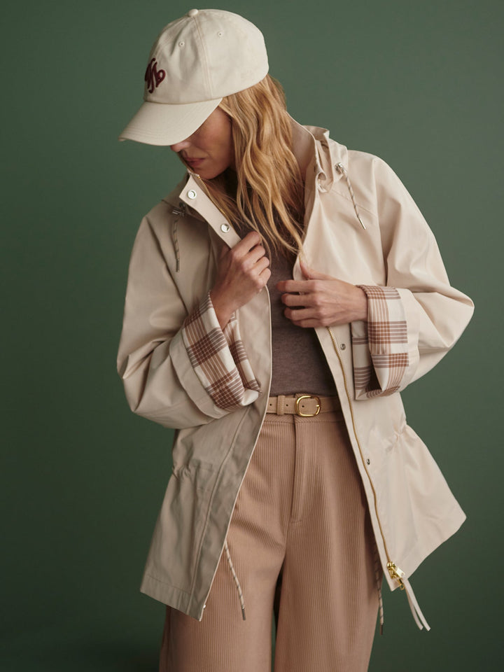 Etta Short Rain Jacket (Birch)