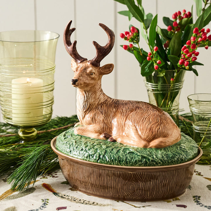 Forest Walk Stag Baker with Lid - Multi