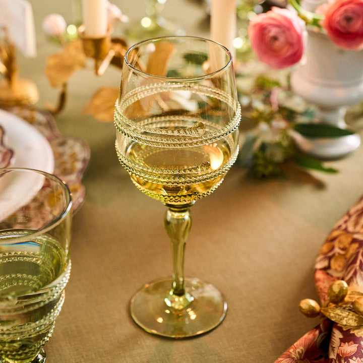Ella Wine Glass - Green