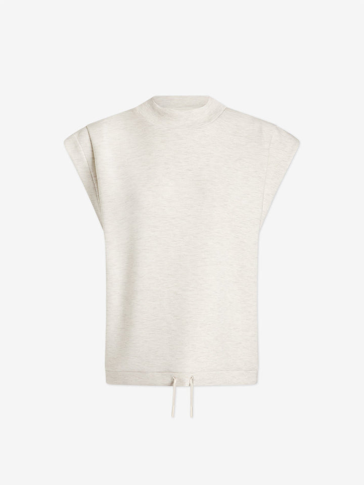 Otis Sleeveless Sweat (Ivory Marl)