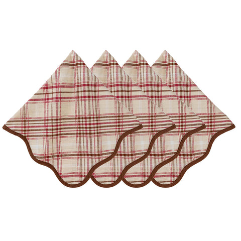 Harvest Tartan Napkin Set/4