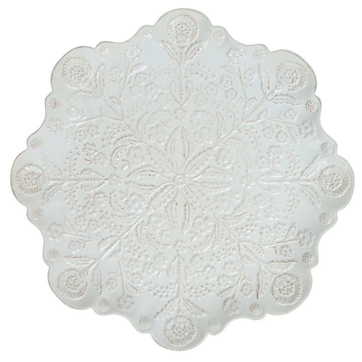 Berry &amp; Thread Thistle Charger/Platter - Whitewash