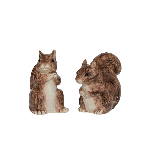 Clever Creatures Squirrel Salt and Pepper Set/2pc