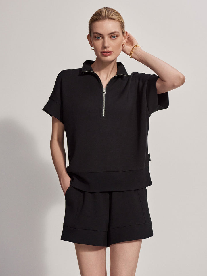 Ritchie Short Sleeve Sweat (Black)