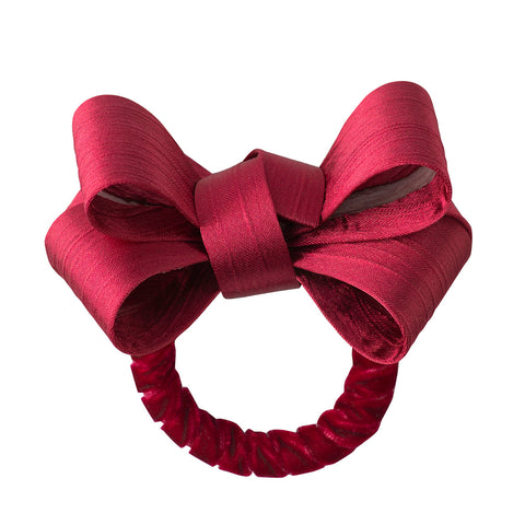 Tuxedo Napkin Ring Set/4 - Ruby