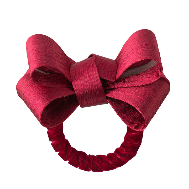 Tuxedo Napkin Ring Set/4 - Ruby