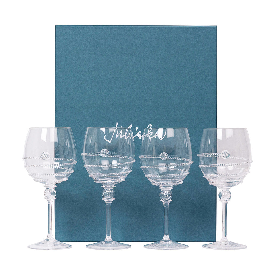 Amalia Full Body White Wine Glass Set/4