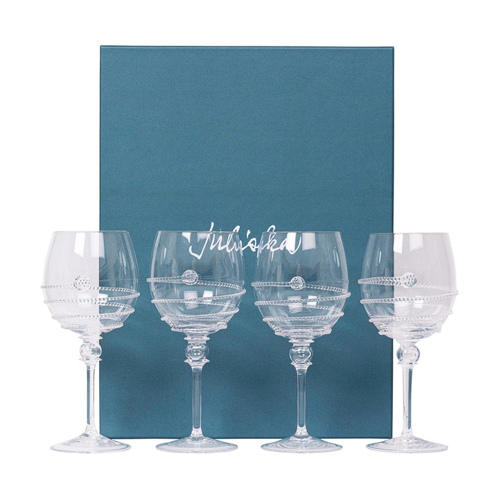 Amalia Full Body White Wine Glass Set/4