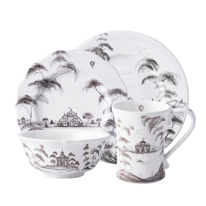 Country Estate 4pc Place Setting - Flint Grey