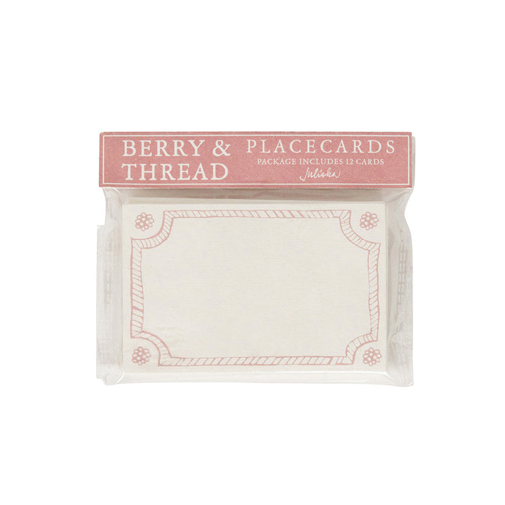 Berry &amp; Thread Place Card Set/12 - Blush