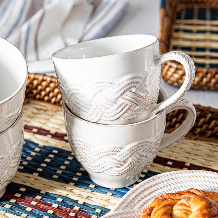 Le Panier Mystic Knot Mug - Whitewash