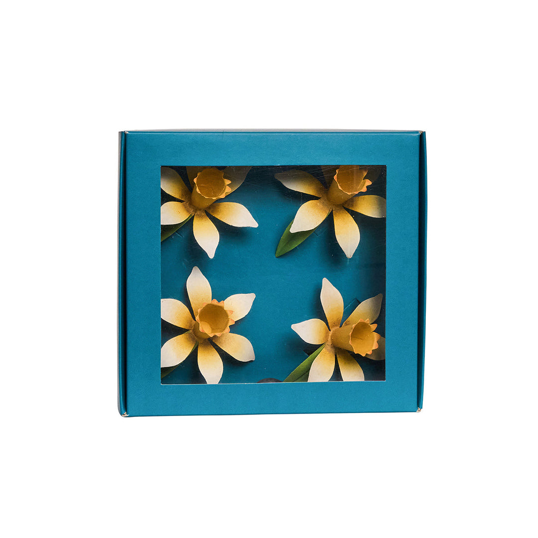 Meadow Walk Daffodil Napkin Ring, Set/4 - Yellow