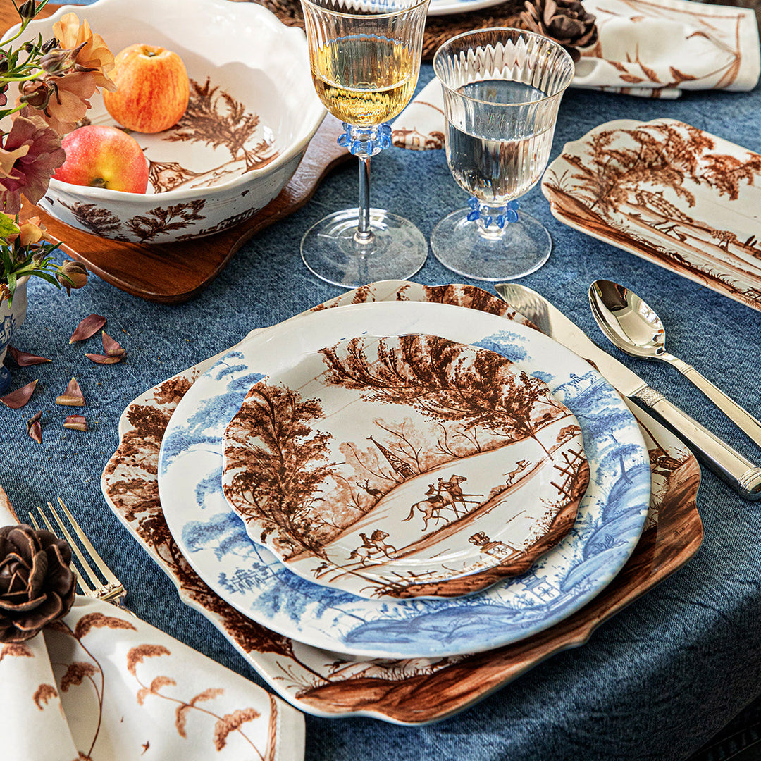 Country Estate Harvest 12" Tray - Sepia