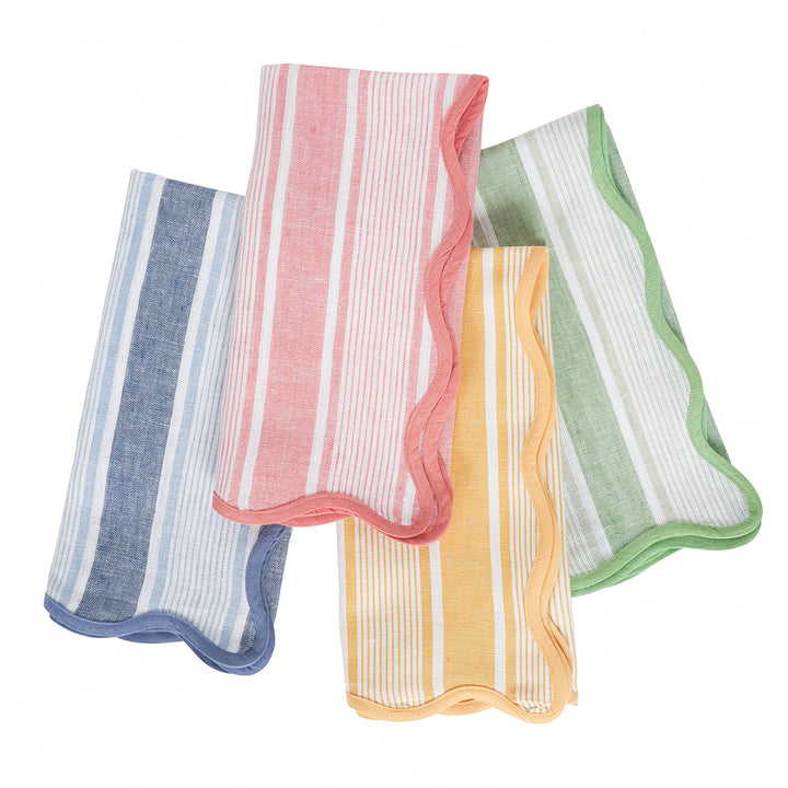 Cabana Stripe Napkin Assorted Set/4 - Multi