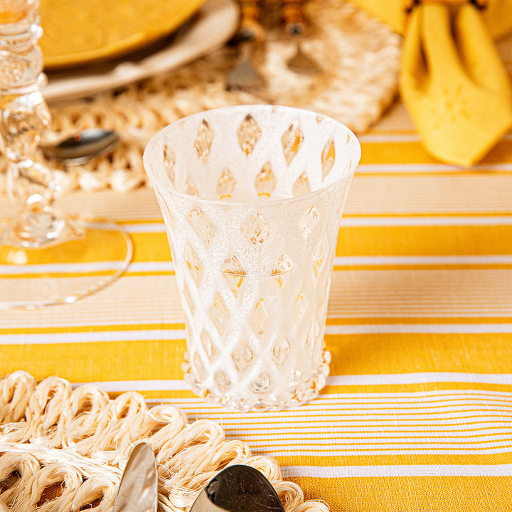 Trellis Small Tumbler - White