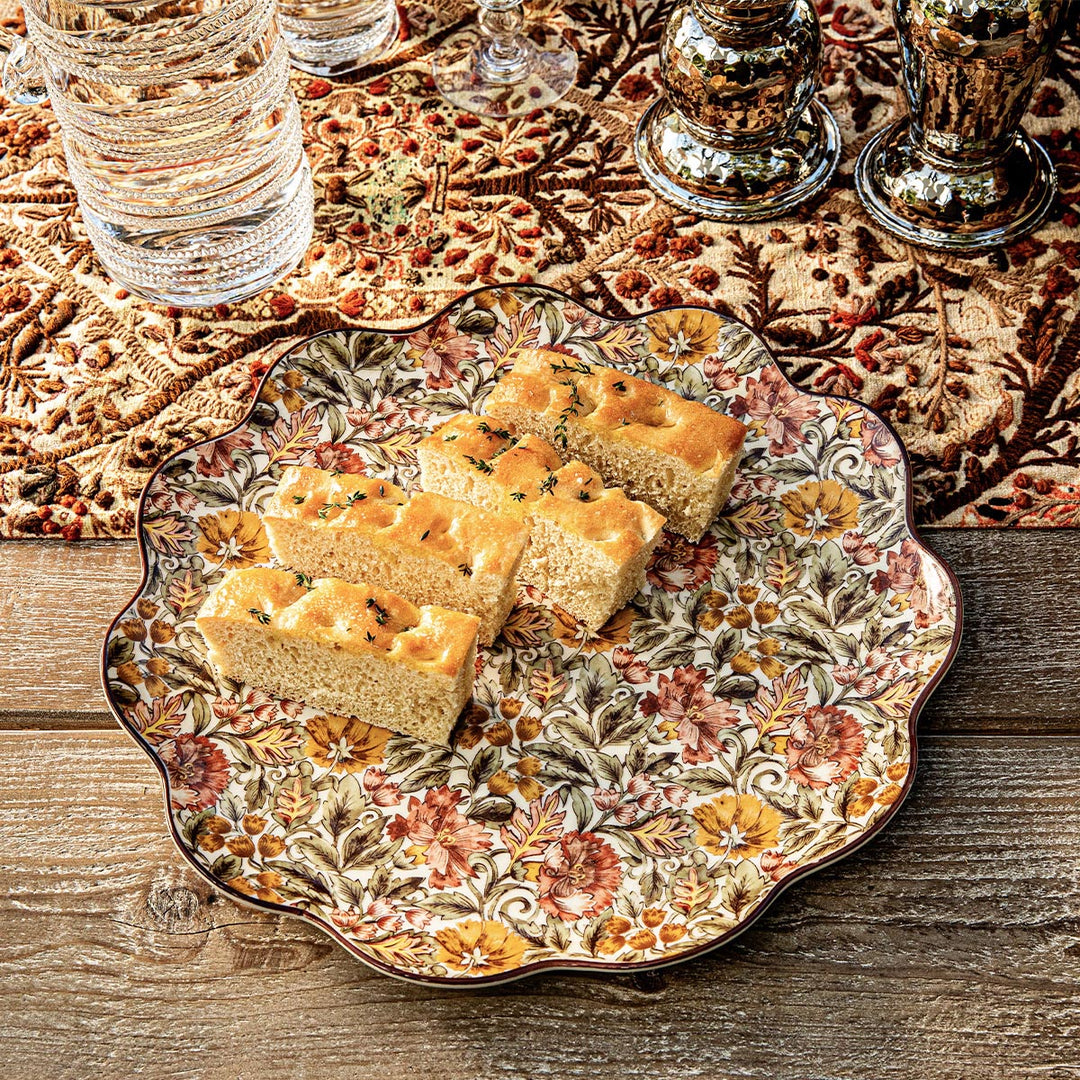 Willa Charger/Platter - Amber