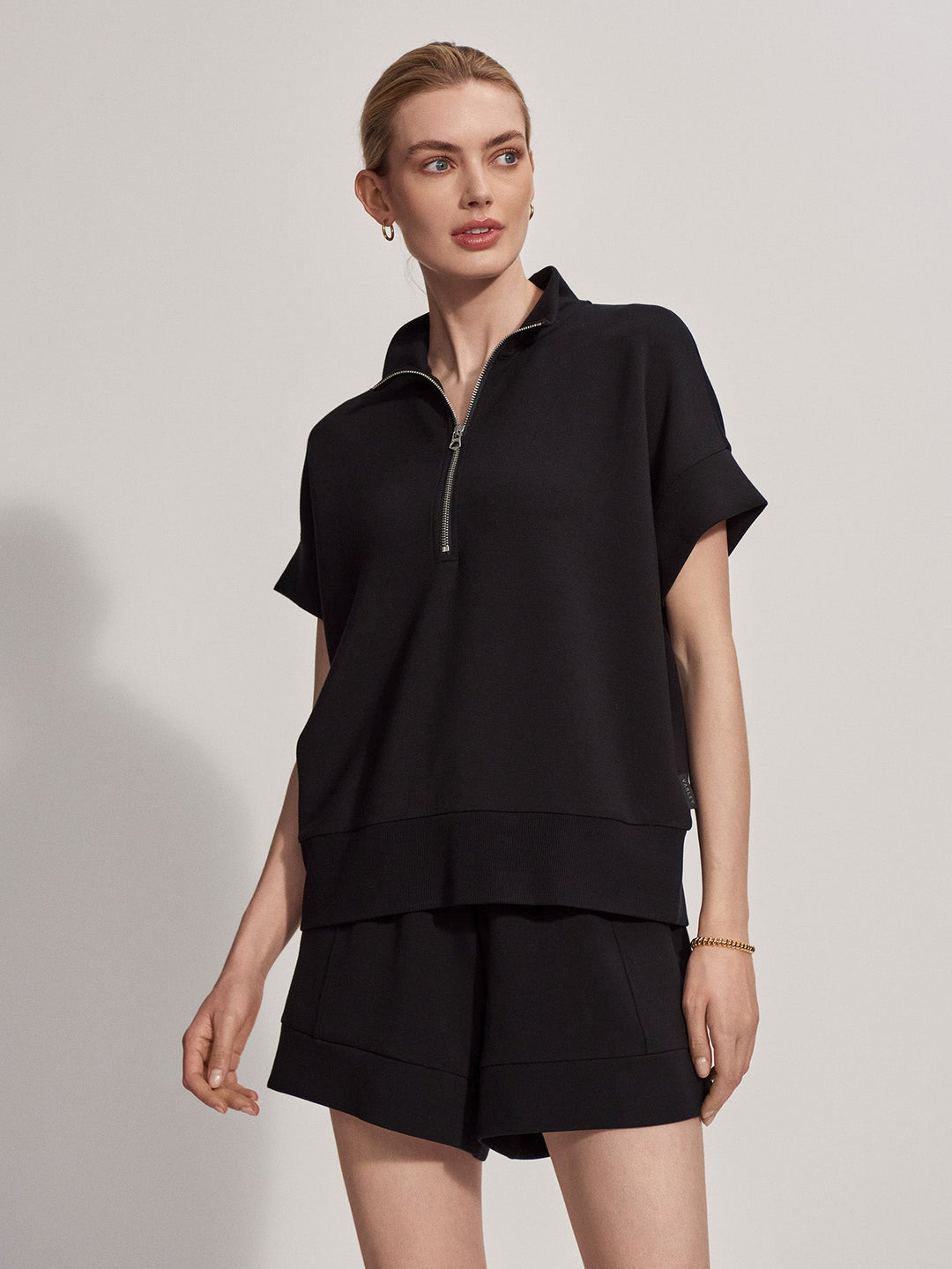 Ritchie Short Sleeve Sweat (Black)