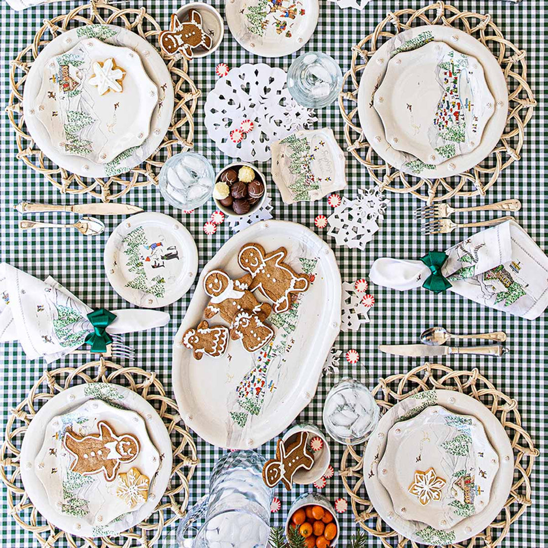 Berry & Thread Christmas Tree Cookie Jar - Whitewash