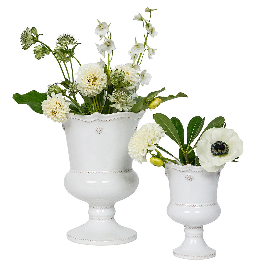Berry &amp; Thread Petite Parterre Garden 8" Vase - Whitewash
