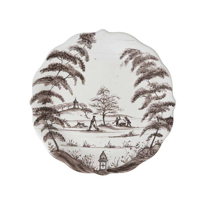 Country Estate Party Plate Assorted Set/4 - Flint Grey