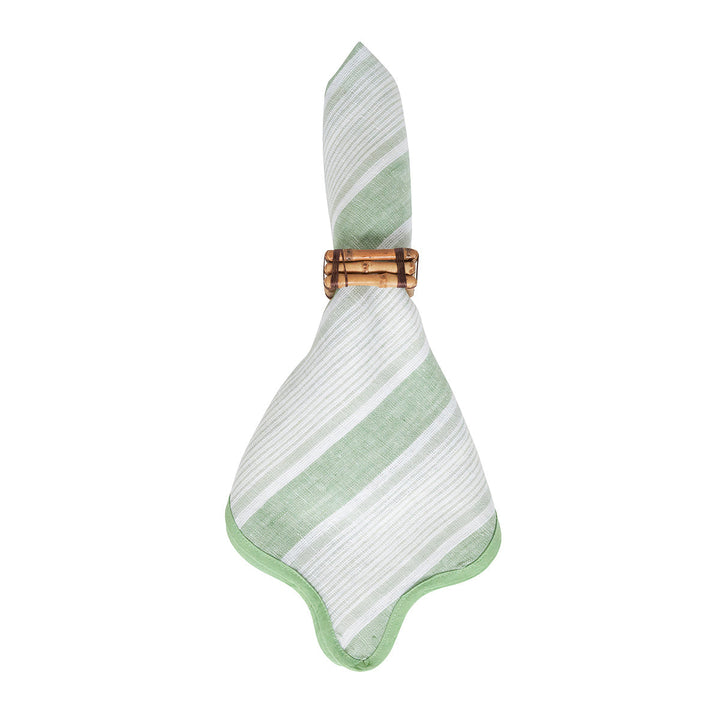 Cabana Stripe Napkin Set/4 - Seagrass