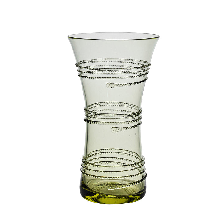 Ella 9" Corset Vase - Green
