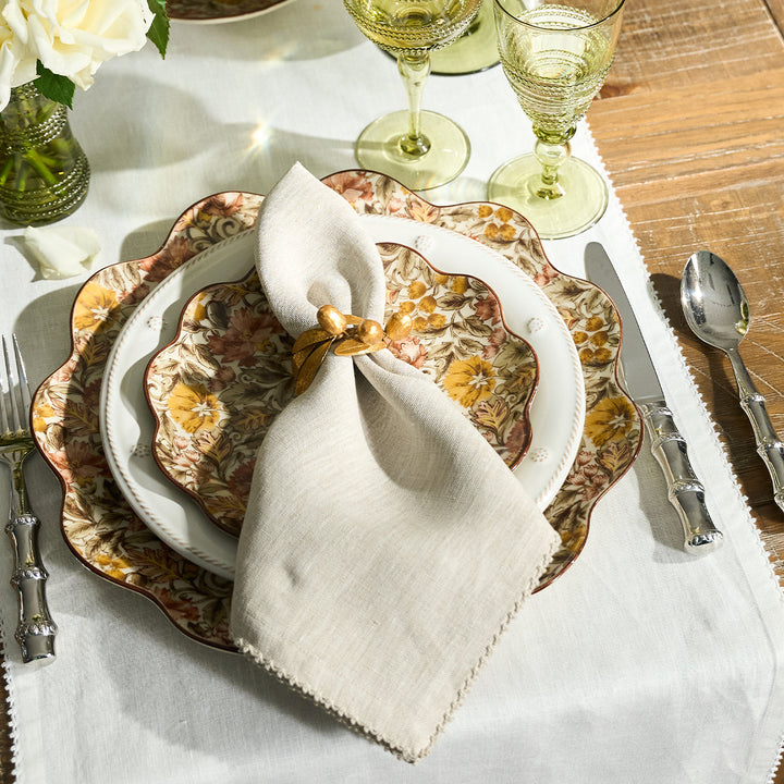 Berry Scallop Napkin Set/4 - Natural