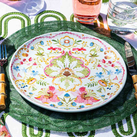 Sofia Melamine Dinner Plate Set/4 - Multi