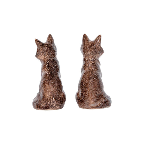 Clever Creatures Fox Salt and Pepper Set/2pc