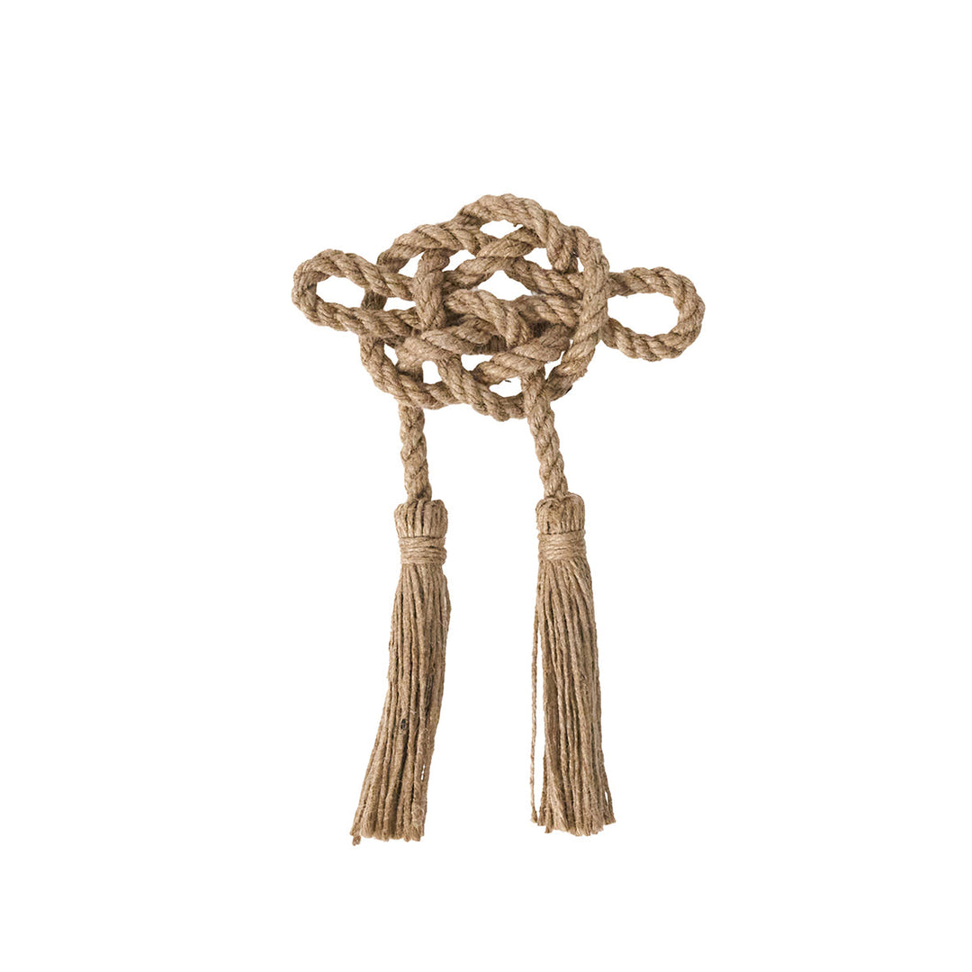 Mystic Knot Napkin Ring Set/4 - Taupe