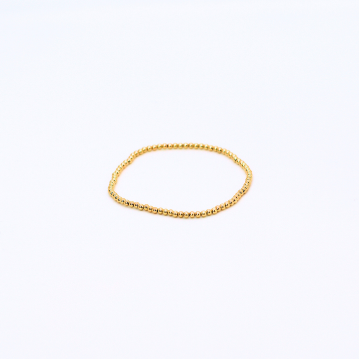 SIGNATURE Gold 2mm Bead Bracelet