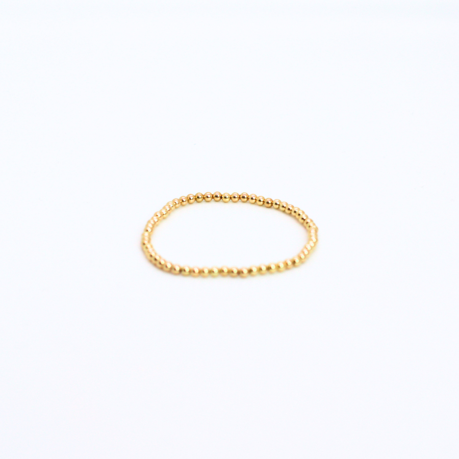 SIGNATURE Gold 3mm Bead Bracelet