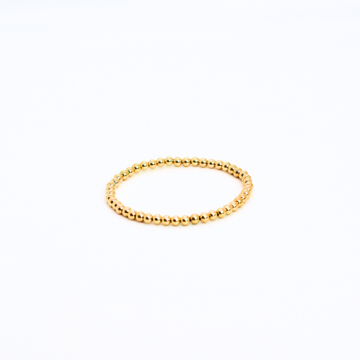 SIGNATURE Gold 4mm Bead Bracelet