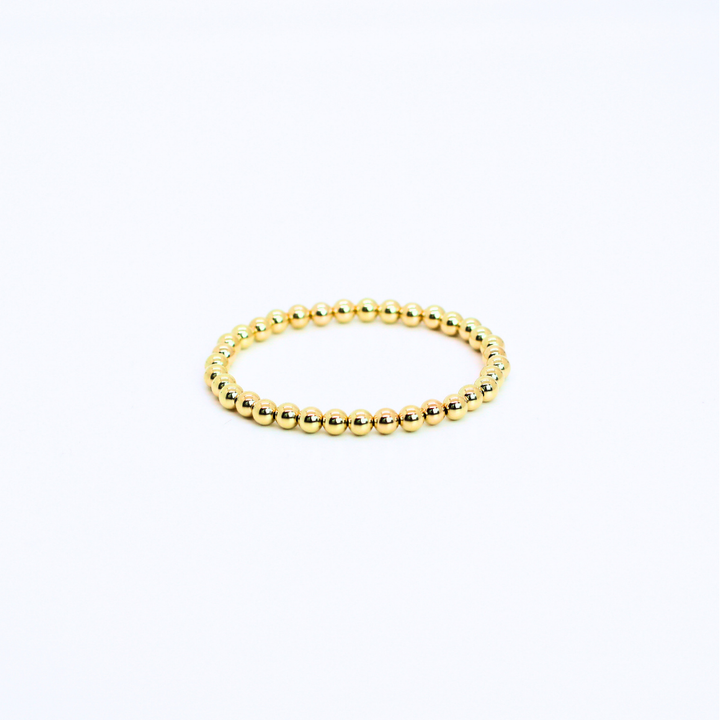 SIGNATURE Gold 5mm Bead Bracelet