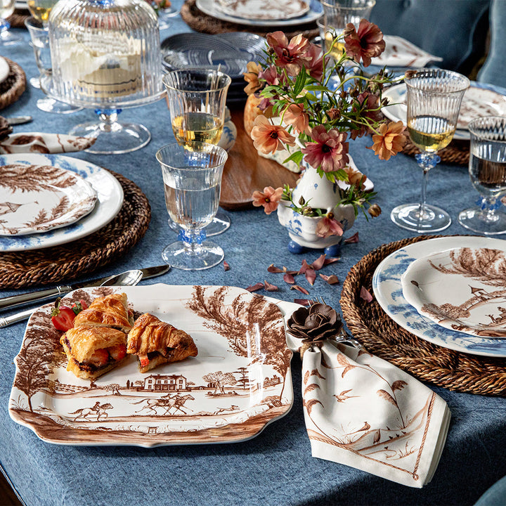 Country Estate Harvest 12" Tray - Sepia