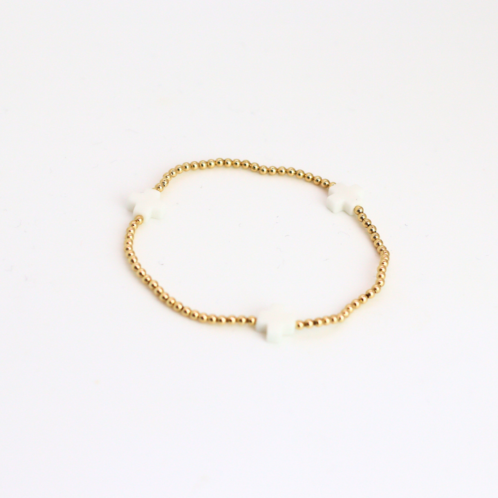 CLASSIC 2mm White Cross