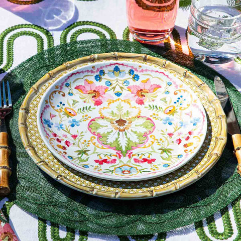 Sofia Melamine Dessert/Salad Plate Set/4 - Multi