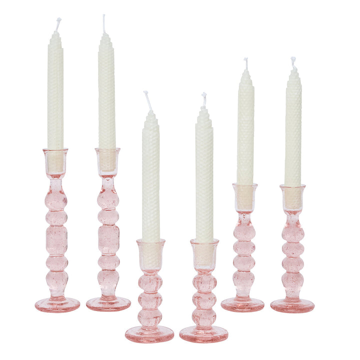 Provence 5" Candlestick Set/2 - Blush