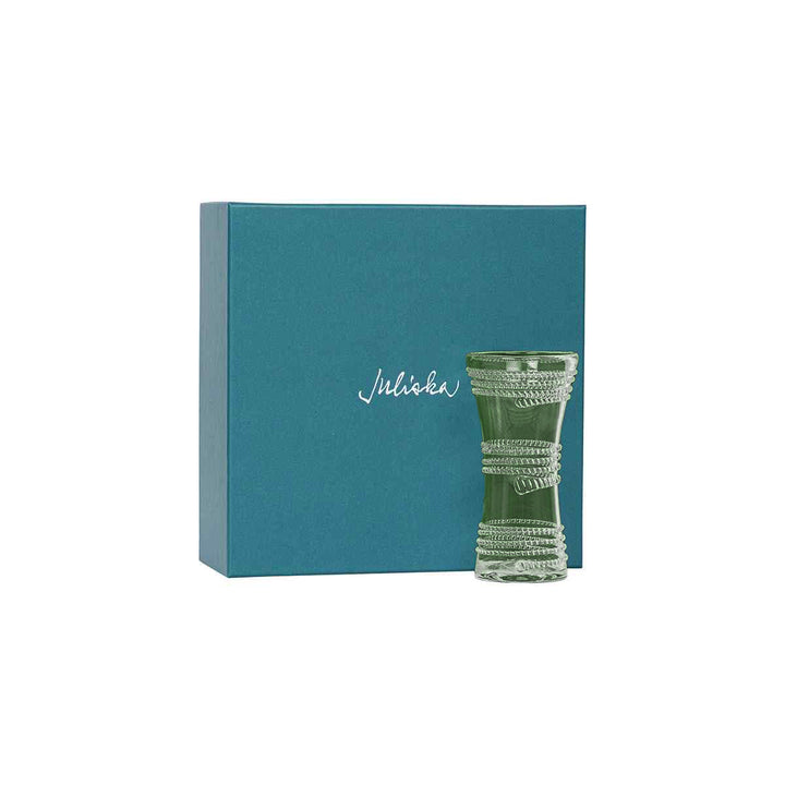 Ella 6" Corset Vase - Green
